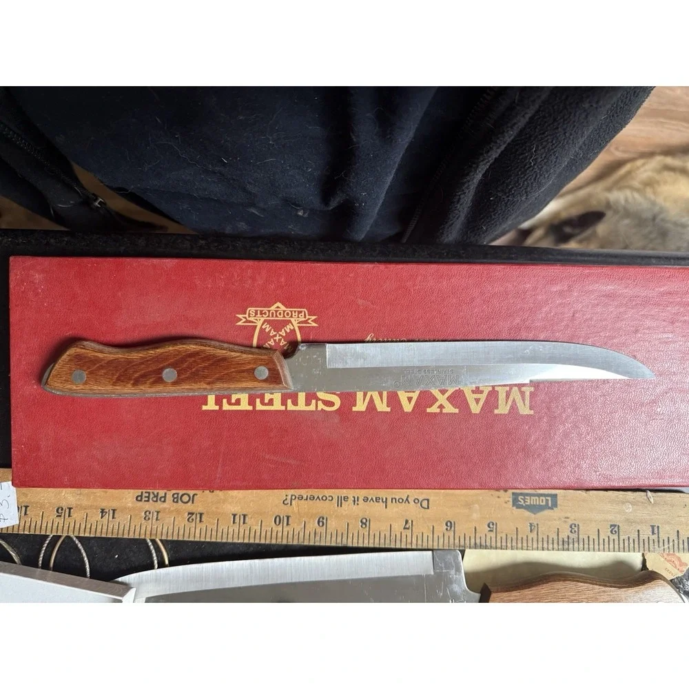Vintage Maxam Carving knife set made in Japan (lot#10947)‎